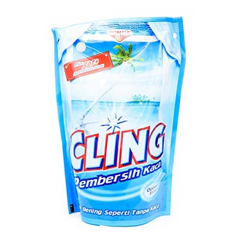 CLING GLAS CLEAN BIRU PCH 2X425ML